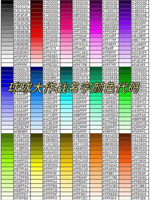 球球大作战名字颜色代码大全复制缩略图