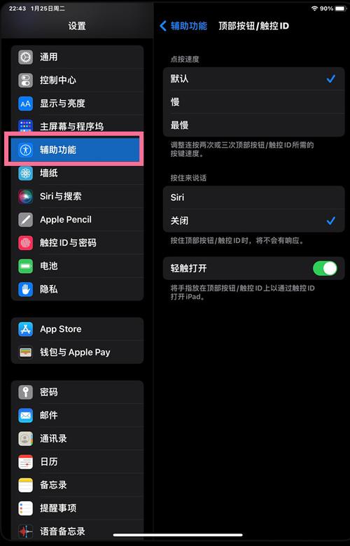 ipad pro下面的横条怎么消除图标