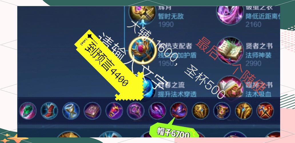 蔡文姬回血最高的出装图标