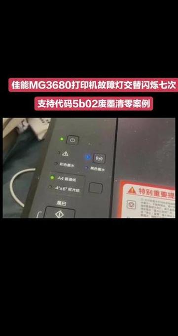 佳能打印机墨水指示灯一直闪游戏截图