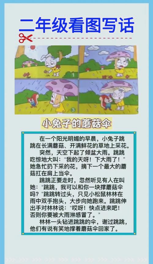 小白兔蘑菇伞帮助小松鼠游戏截图