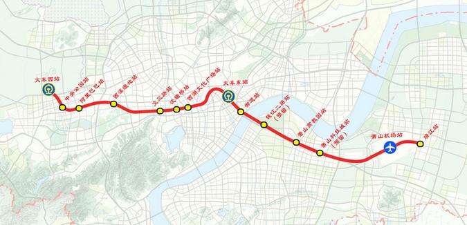 杭州地铁19线路图号线路图缩略图