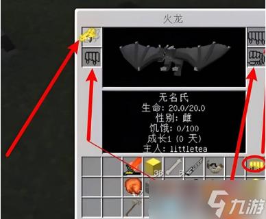 我的世界冰火传说怎么给龙穿装备图标