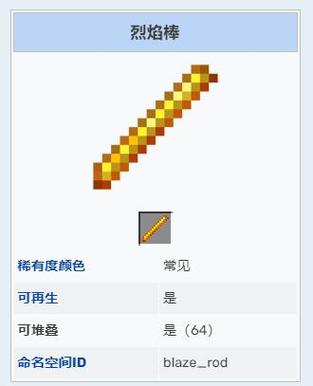我的世界烈焰棒怎么合成缩略图