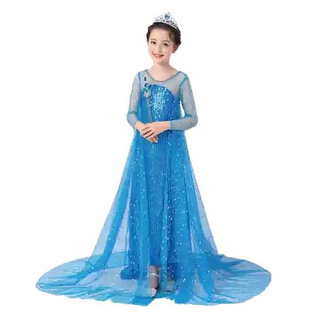 可爱的艾莎公主裙小妹妹照片游戏截图