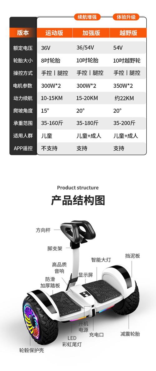 高端智能平衡车使用说明缩略图