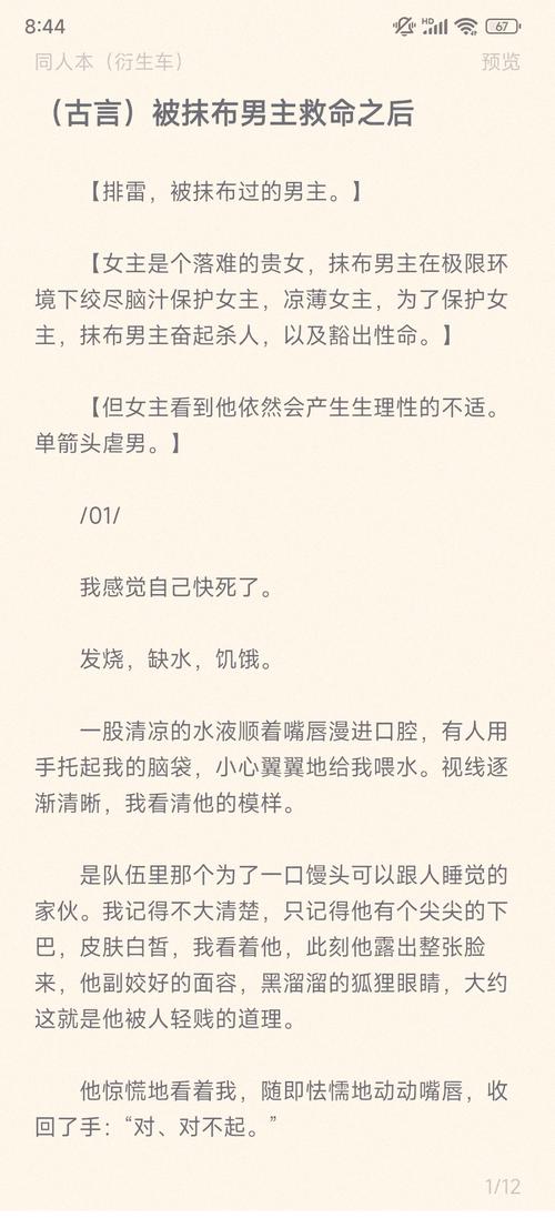 拯救抹布高岭之花的小说缩略图