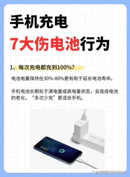 新手机电量使用注意事项图标