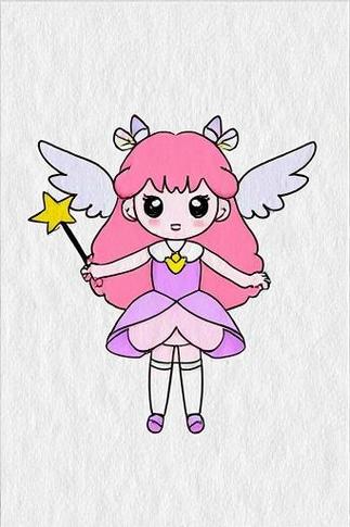 好看又简单的画魔仙画图标