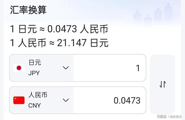 今天日元对人民币汇率多少缩略图