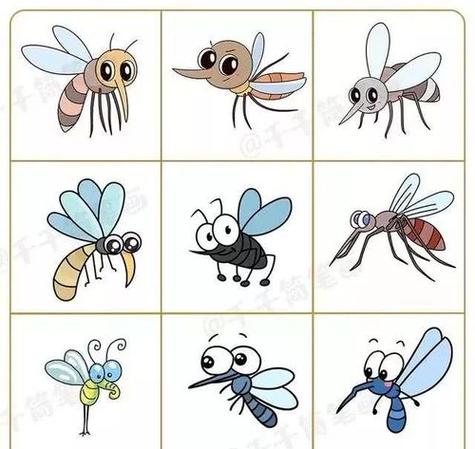 qq红包蚊子怎么画简笔画缩略图