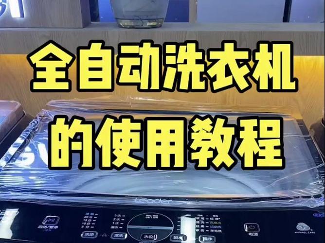 扬子全自动洗衣机用法图标