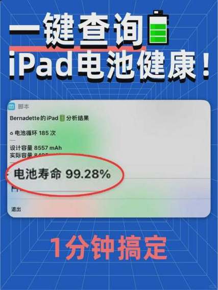 查看iPad电池健康度的注意事项图标