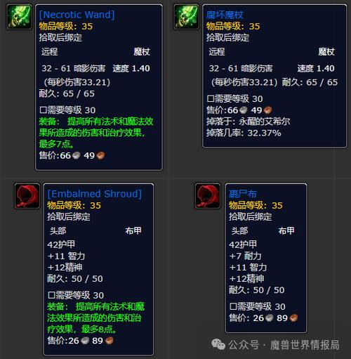 魔兽世界怀旧服血色修道院掉落物品缩略图