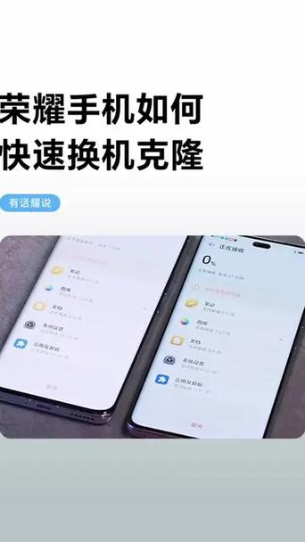 荣耀手机换机克隆功能的使用方法图标