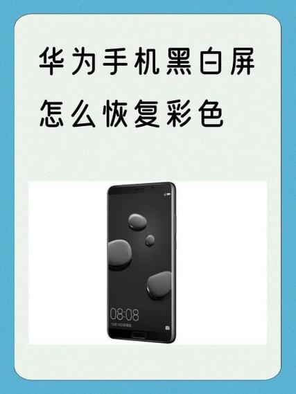 华为手机黑白屏了怎么恢复正常图标