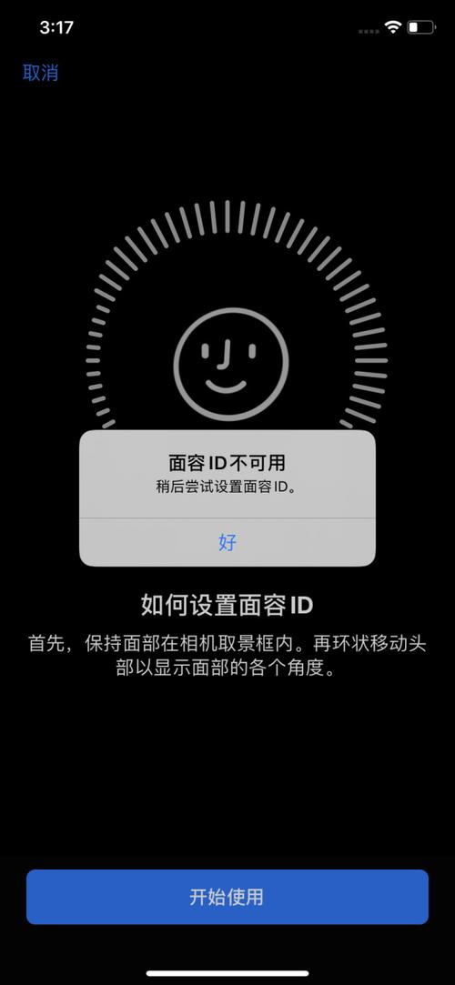 苹果11的面容识别突然用不了缩略图