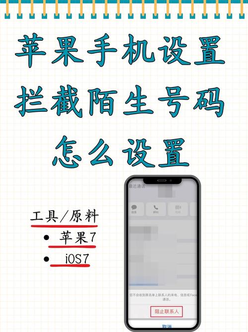 苹果手机怎么拦截陌生电话设置缩略图