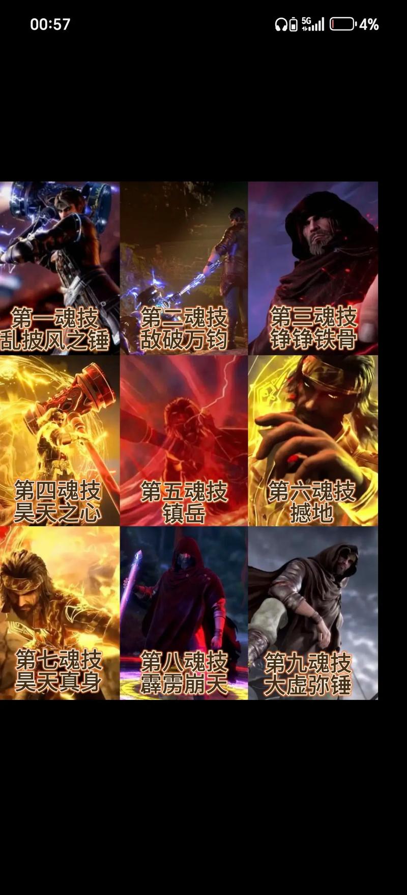 唐昊九个魂技