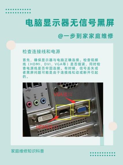 显示器灯亮但是黑屏电脑正常缩略图