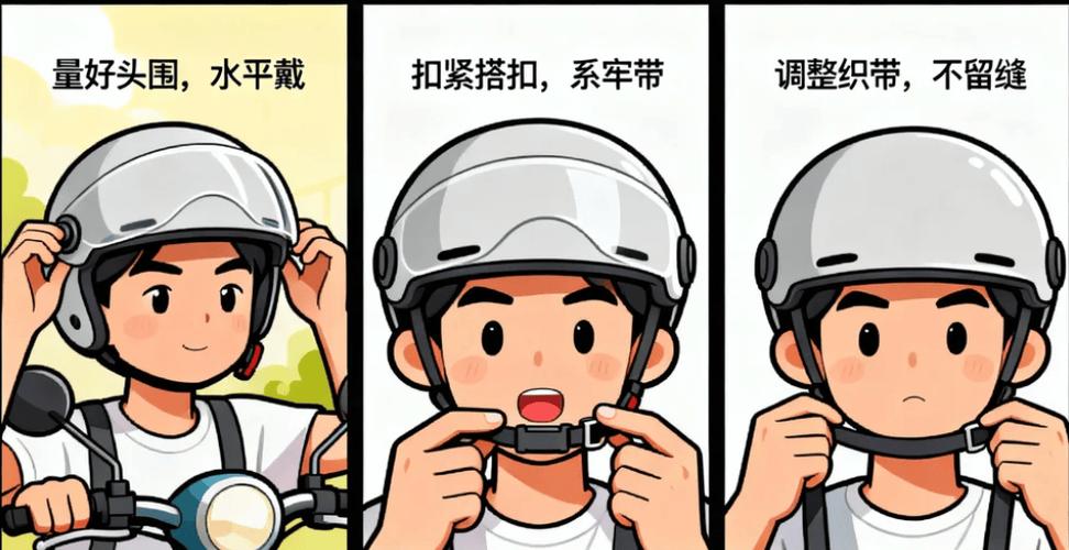 骑行头盔的正确戴法缩略图