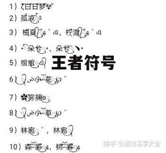 王者荣耀名字特殊符号大全可复制缩略图