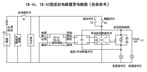 儿童电动汽车遥控控制器如何接线缩略图