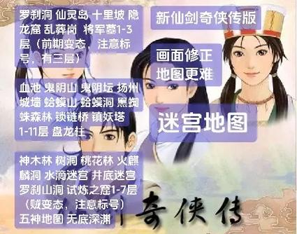 新仙剑和98柔情版区别
