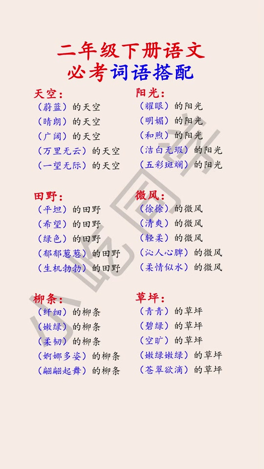 形容颜色的四字词语图标
