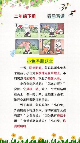 小兔子把蘑菇当雨伞游戏截图