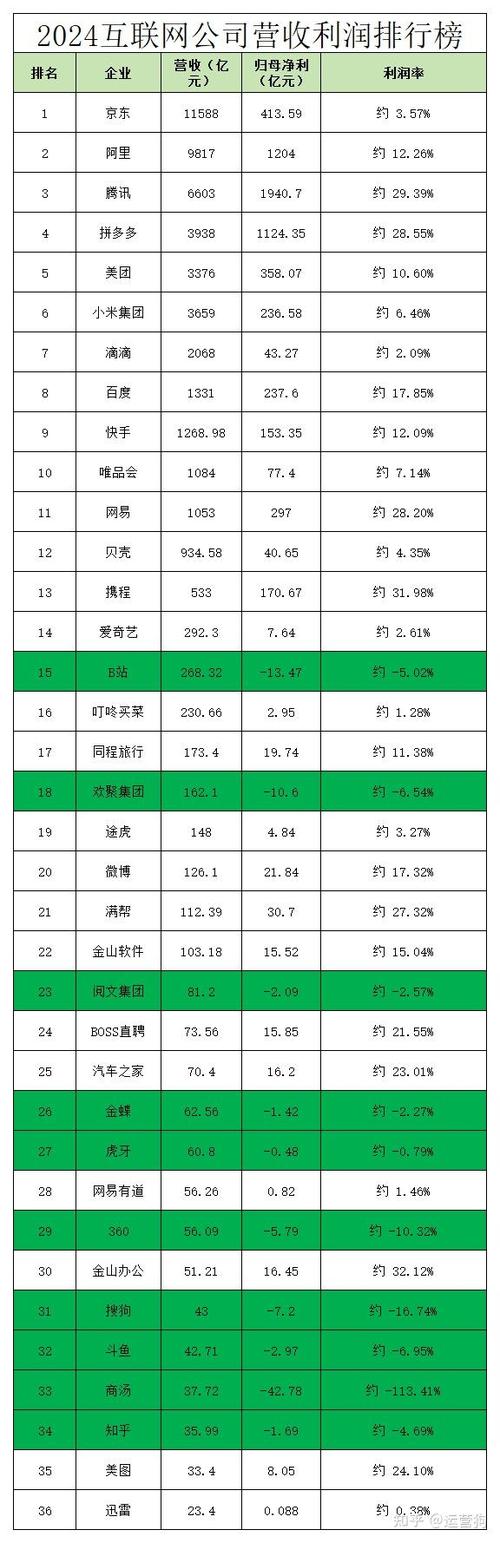 互联网公司净利润排行榜游戏截图