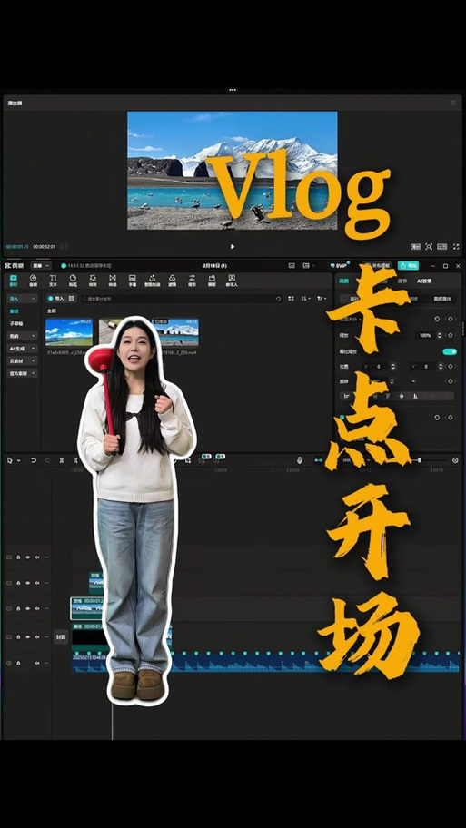 剪映怎么添加人物特效效果图标