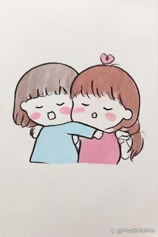 简笔画表情包萌表情 爱的抱抱缩略图