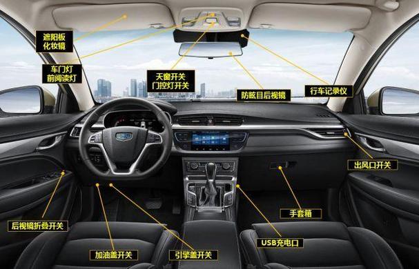 2019新版吉利帝豪中控图解缩略图