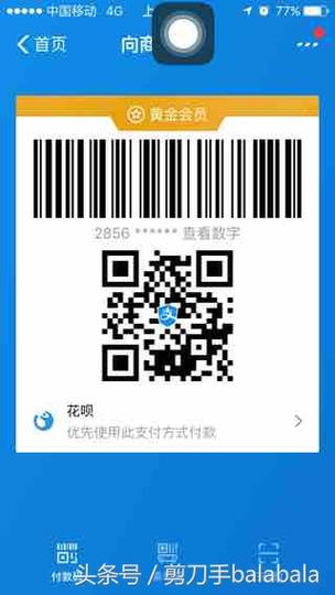 支付宝收款码实名认证图标