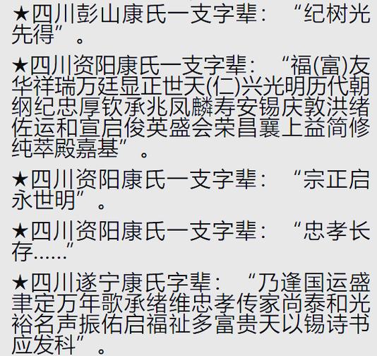 康氏家谱字辈大全游戏截图