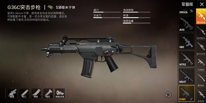 和平精英g36c和m416哪个好游戏截图