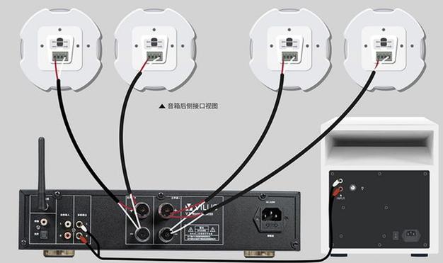 两台功放四个音箱怎么接线缩略图