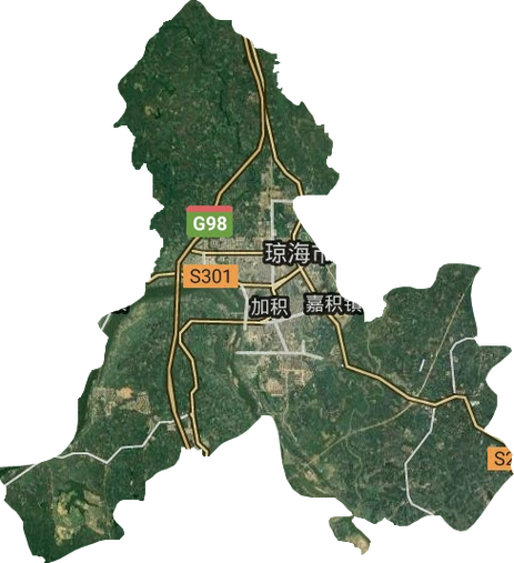 嘉积镇地图