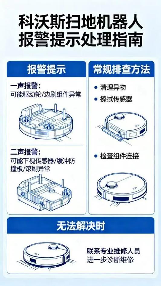科沃斯扫地机故障图解图标