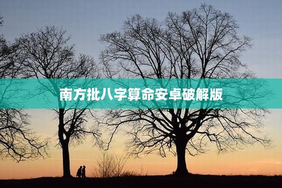 南方批八字算命手机版免费缩略图