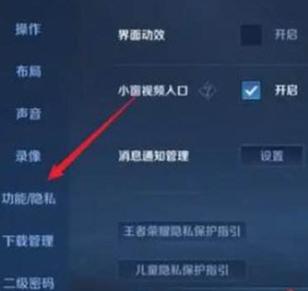 王者营地隐私设置在线状态图标