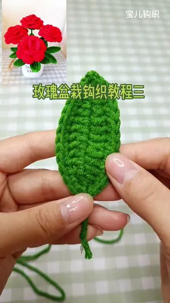 玫瑰花叶子的钩法视频教程游戏截图