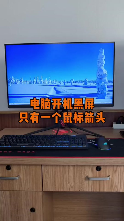 笔记本有鼠标箭头但屏幕黑屏缩略图