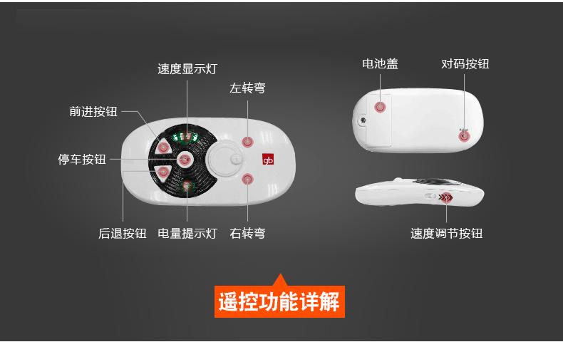 儿童电动汽车遥控器说明书缩略图