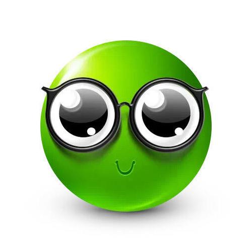 绿色的emoji表情