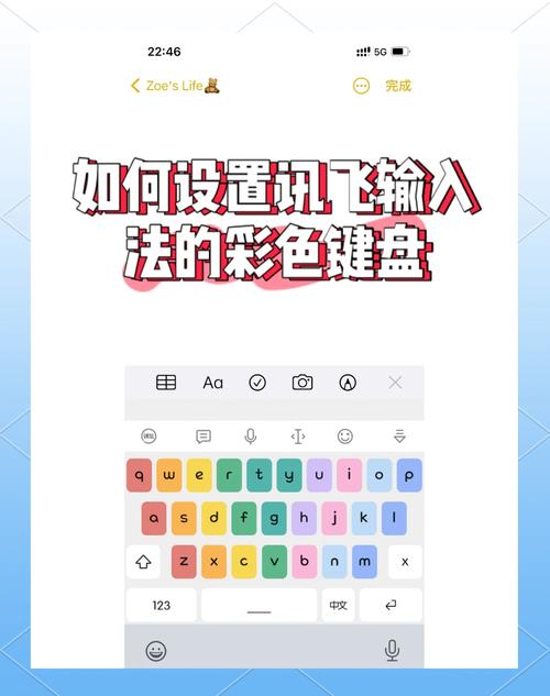 讯飞输入法设置自定义皮肤字体颜色缩略图