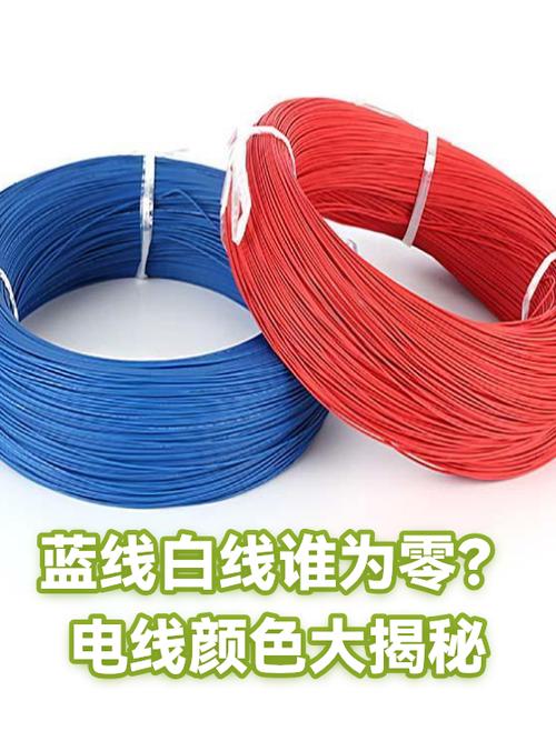 电线蓝色和白色分别代表什么线图标