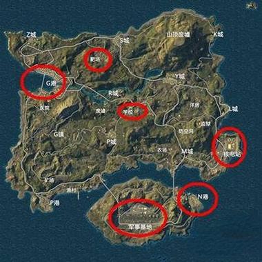 和平精英海岛地图哪有信号枪缩略图