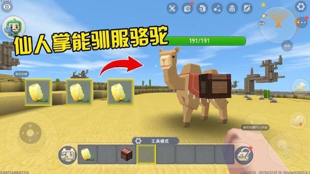 迷你世界怎么用仙人掌果实驯服骆驼缩略图